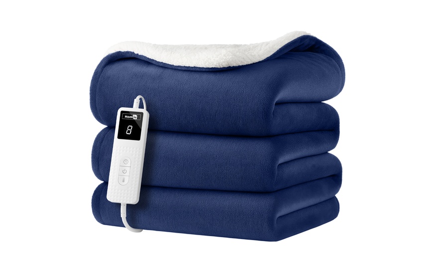 Image 6: Homiu Electric Heated Blanket Throw
