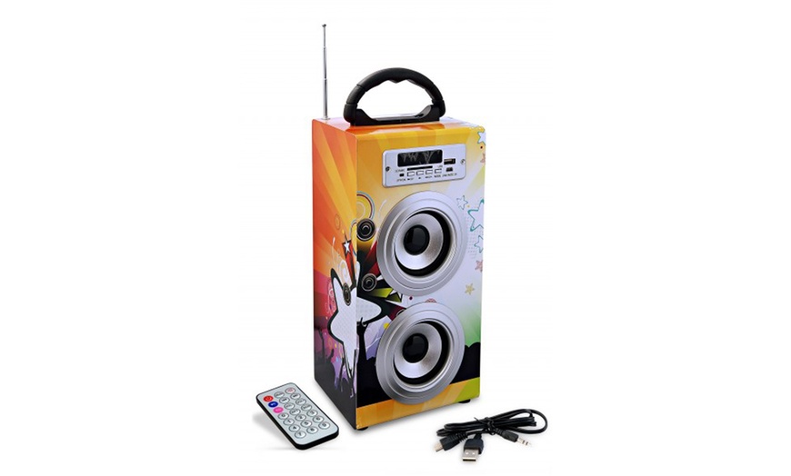 Image 14: Double Boom Box Speakers