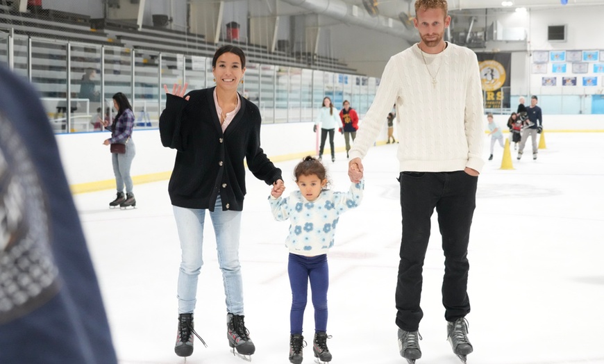Image 3: Enjoy ice skating & rentals for 2, 4, or 8 at Franklin Park Ice Arena