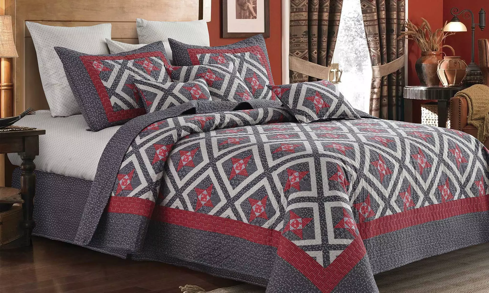 Virah Bella Winter Collection Quilt Set (2- or 3-Piece) - Primary Image