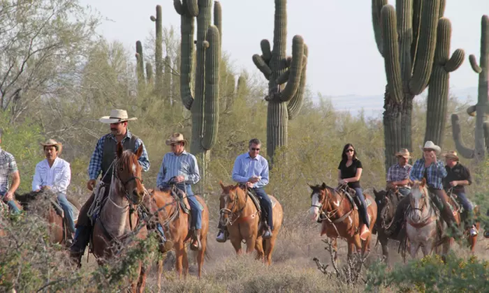 Two-Hour Horseback Trail Ride for One, Two, or Four at Macdonald Ranch (Up to 53% Off) - Primary Image