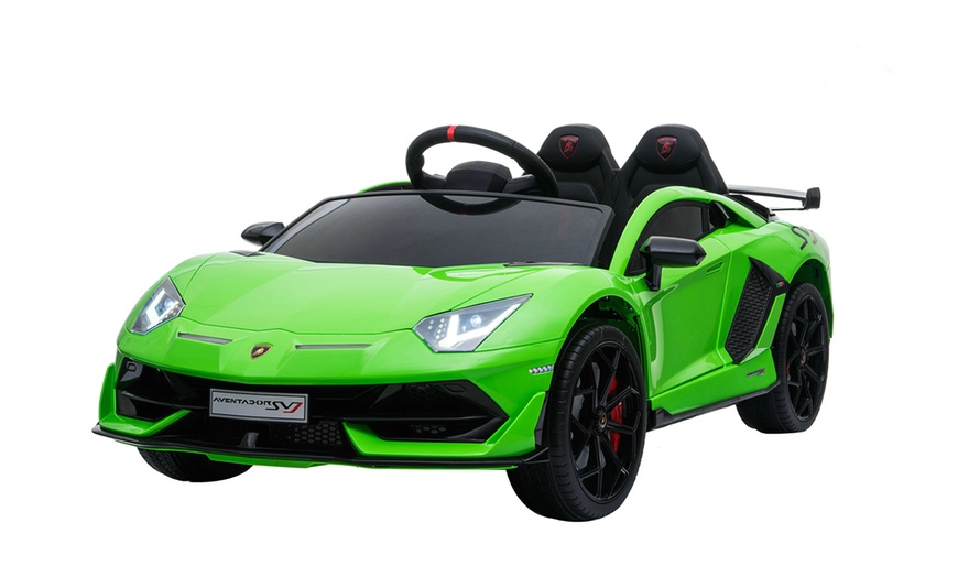 Image 10: Lamborghini Aventador Kids' Electric Ride-on Toy Car