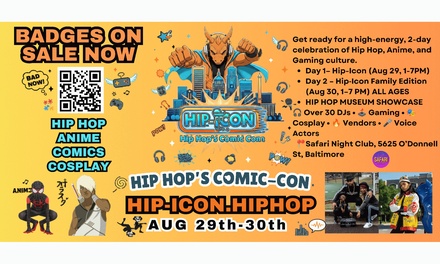 Sunday Family General Admission for One Youth (Ages 5–17) - HIP ICON 2026 in Baltimore, MD