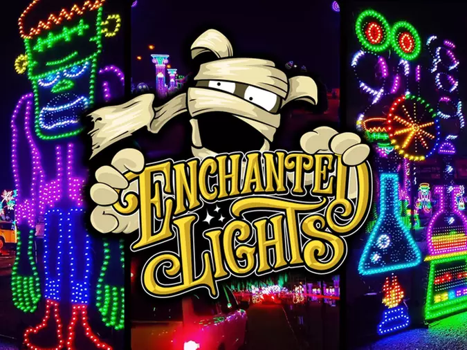 Enchanted Lights: A Mile-Long Halloween Themed Drive-Thru Light Show