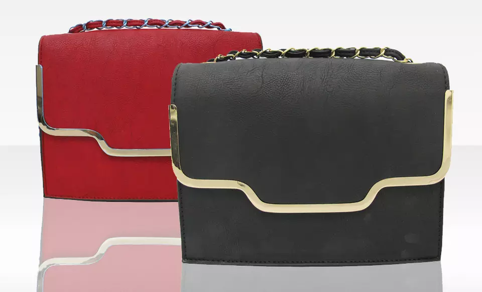 Faux-Leather Cross-Body Handbags - Primary Image