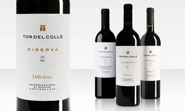 6-Pack of Tor del Colle Southern Italian Red Wines - Primary Image