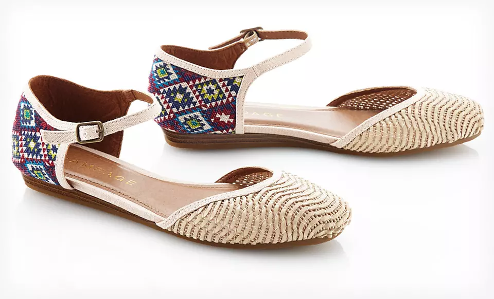 $24.99 for Rampage Milian Closed-Toe Sandal in Black, Natural, or Orange ($39.99 List Price). Free Shipping and Returns. - Second Medium