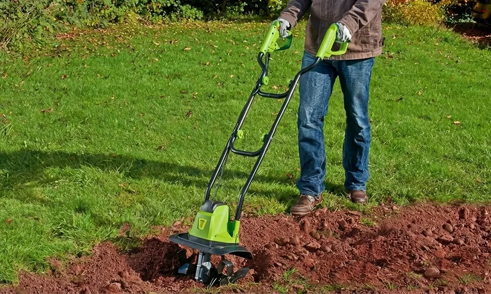 Garden Gear 1050W Electric Tiller and Cultivator