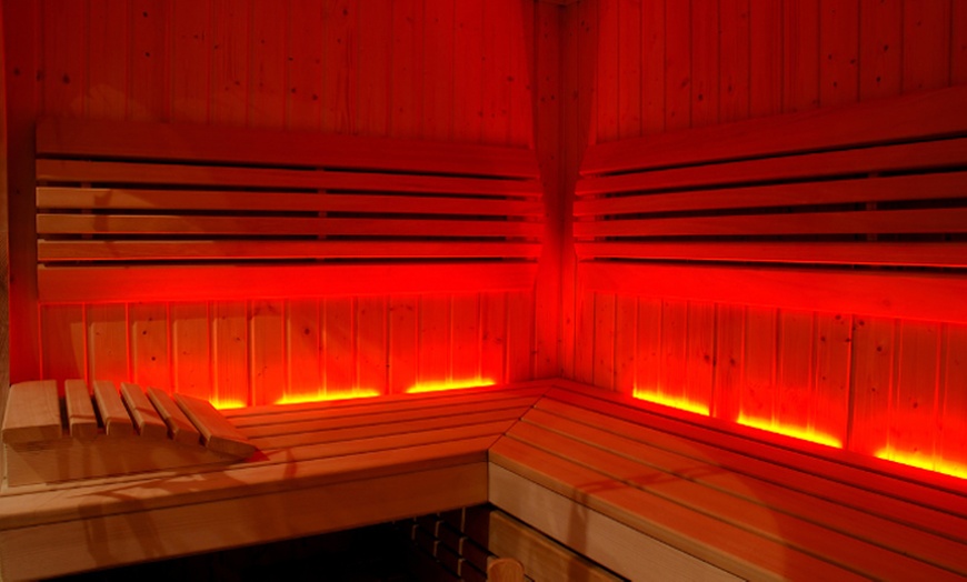 Image 3: Boost Recovery with Infrared Sauna & Compression for One or Two