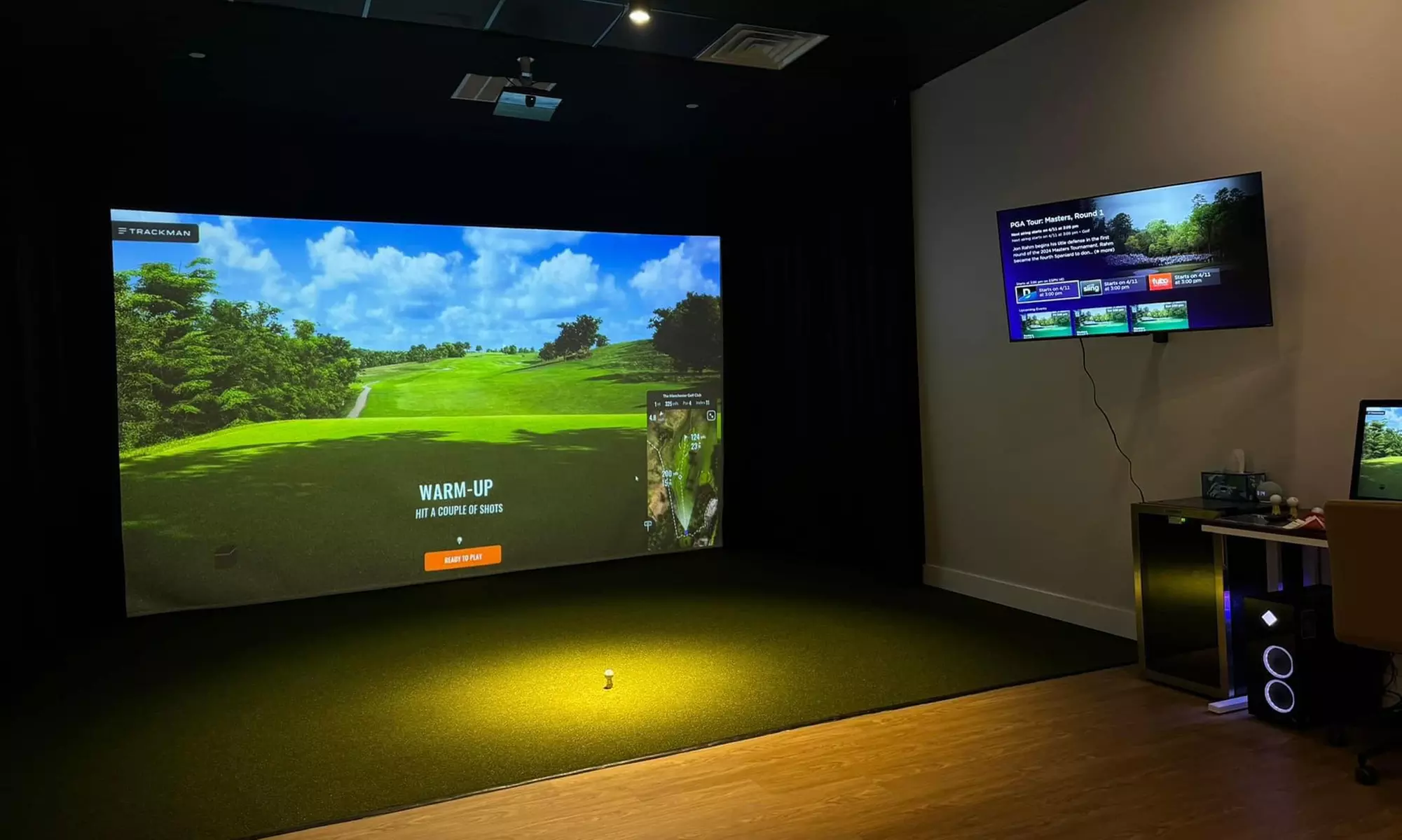 Experience Up to 4 Hours of Indoor Golf Fun with Bay Rental 