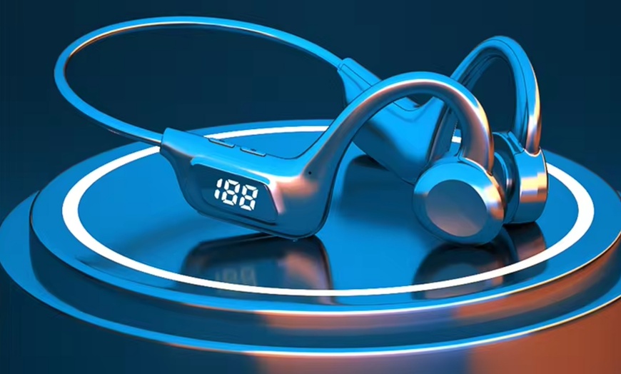 Image 1: Auriculares de conducción ósea para hacer deporte