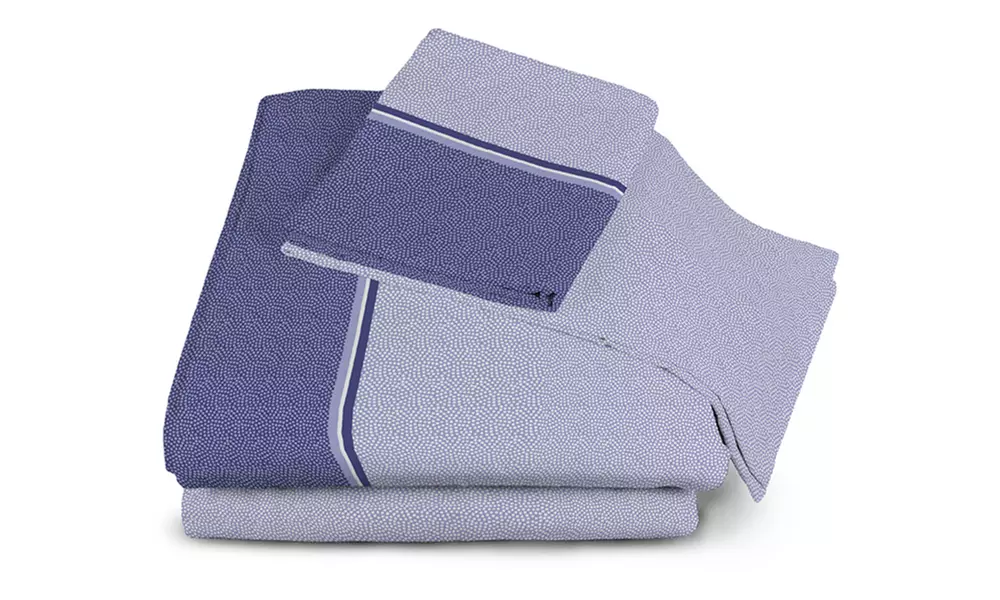 Completo lenzuola in flanella stampata