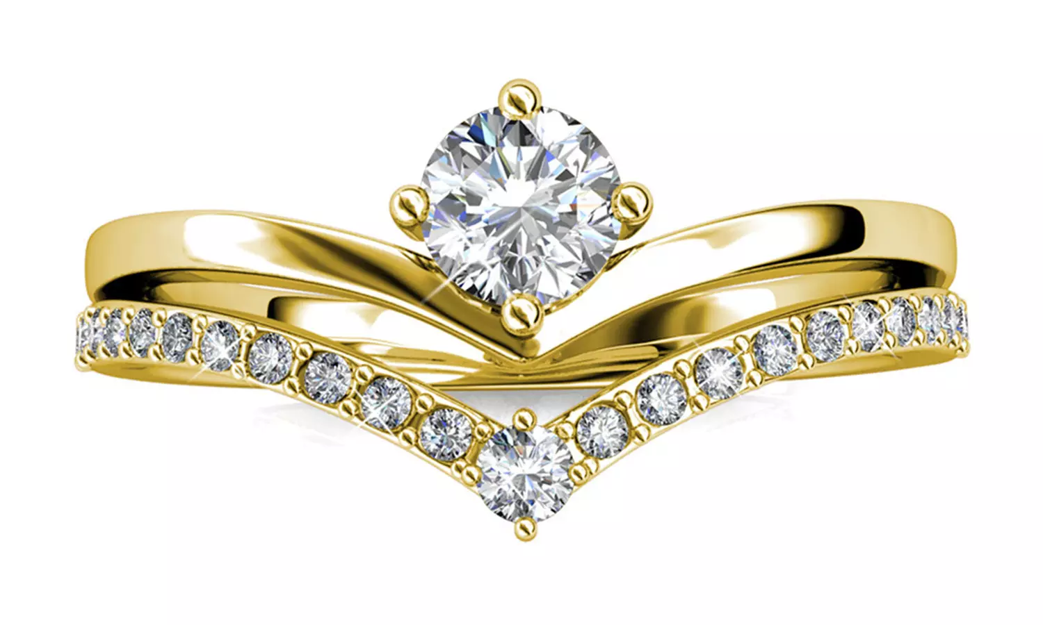 Damen-Ring mit österreichischen Kristallen