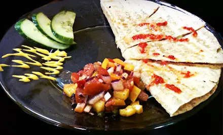 $14 for a Vegetarian Meal for Two at Happy Hummus Hut (Up to $28.70 Value) - Primary Image