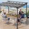 Image 8: Pergola with Retractable Sun Shade Canopy