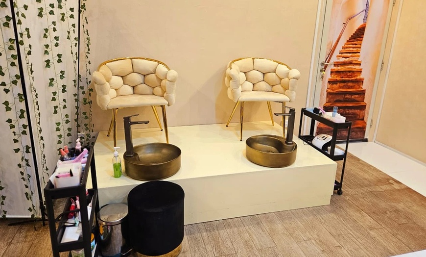 Image 1: Get Perfect Nails with Classic/Gelish Manicure or Pedicure - For Women