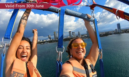 For Two: Tandem Parasailing - Surfers Jet