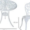 Image 7: Outsunny 3 Piece Garden Bistro Set