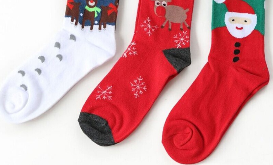 Image 3: Christmas-Design Socks