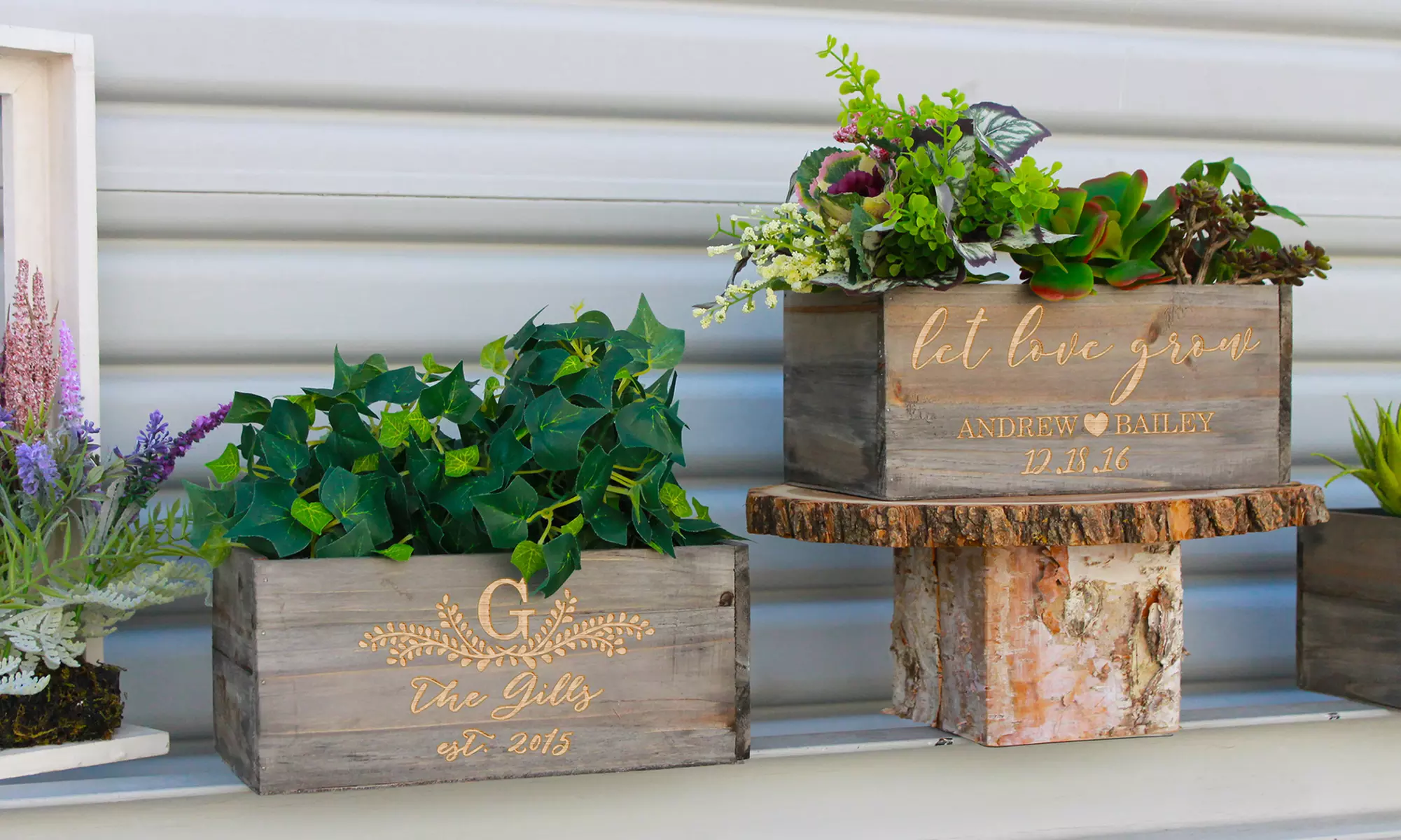 Custom Walnut Planter Box for Your Unique Style