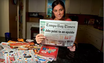 $10 for a One-Year Sunday Subscription to the "Tampa Bay Times" ($62.40  Value) - Primary Image