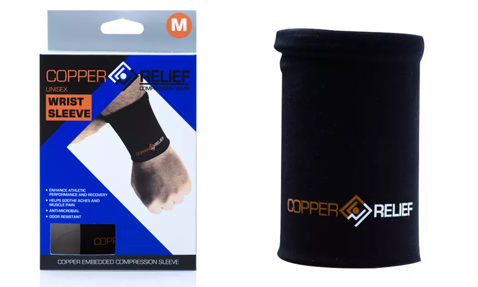 One or Two Copper Wrist Sleeves - Image 2