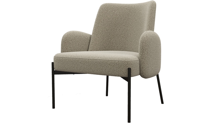 Image 9: Fauteuil en "Alexis" de Doosense en tissu cozy 