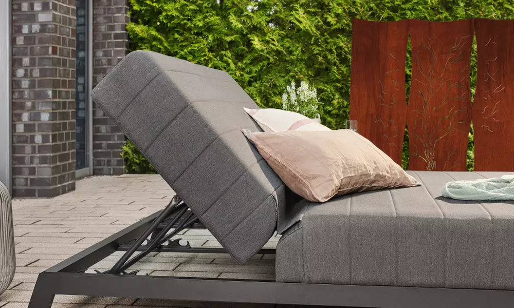 Tumbona con respaldo ajustable de Home Deluxe