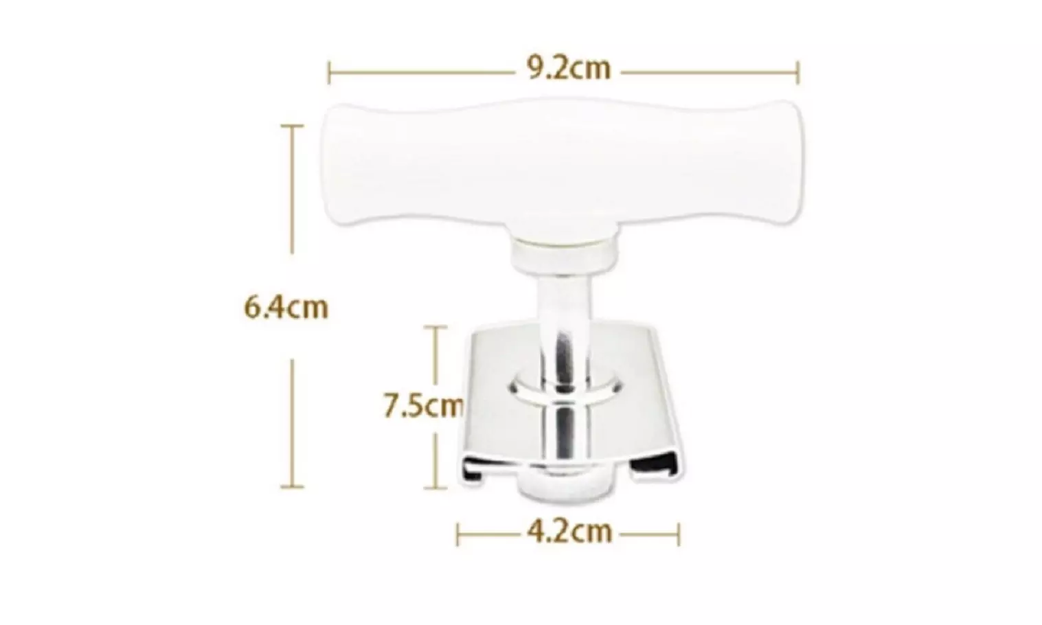 Easy-Grip Jar Opener Tool- Lid Opening for Weak Hand- Multipurpose Jar Wrench - Second Medium