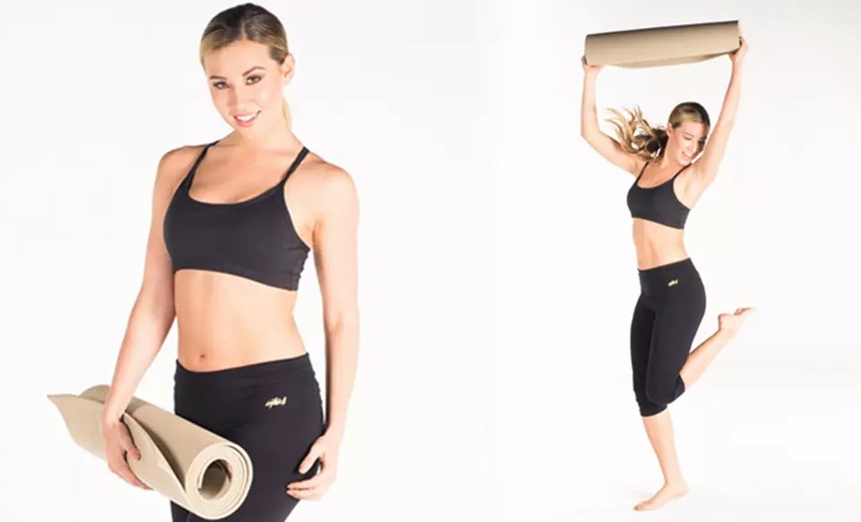 InTouch Organic Roll-Over Yoga Capris. Free Returns. - Second Medium