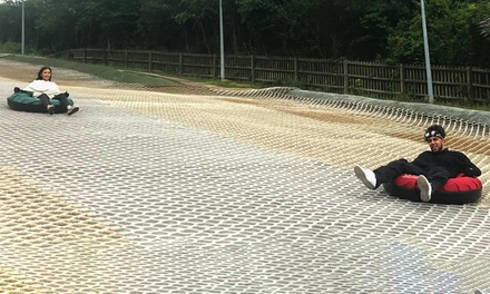 30 minutes Artificial Ski Slope Tubing for 1 - Ackers Adventure Centre