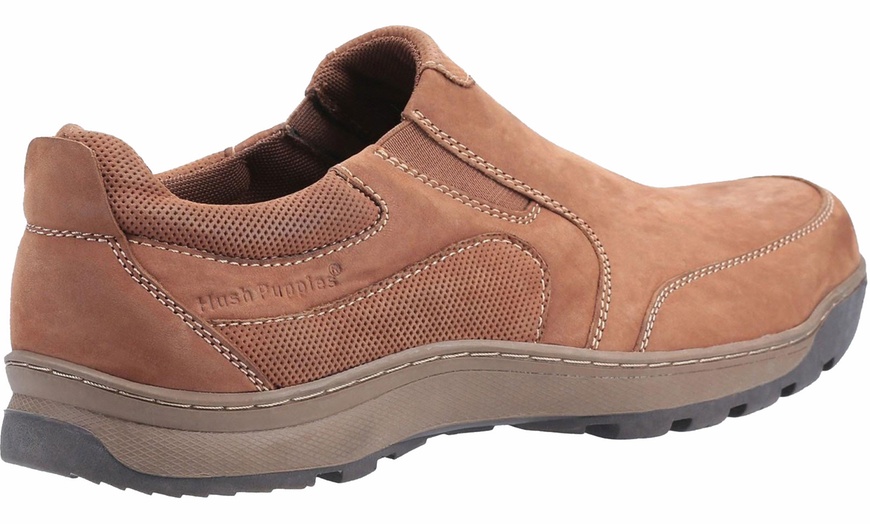 Image 12: Hush Puppies Jasper Slip-On Men's Leather Shoes