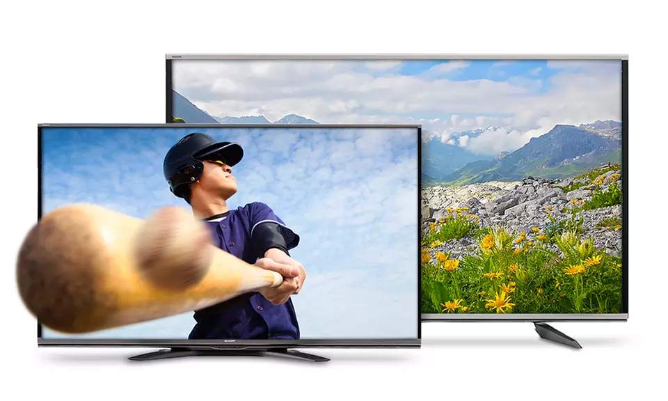 Sharp 60" or 80" Aquos Q+ 3D Smart LED TV from $1,099.99–$2,999.99 - Primary Image