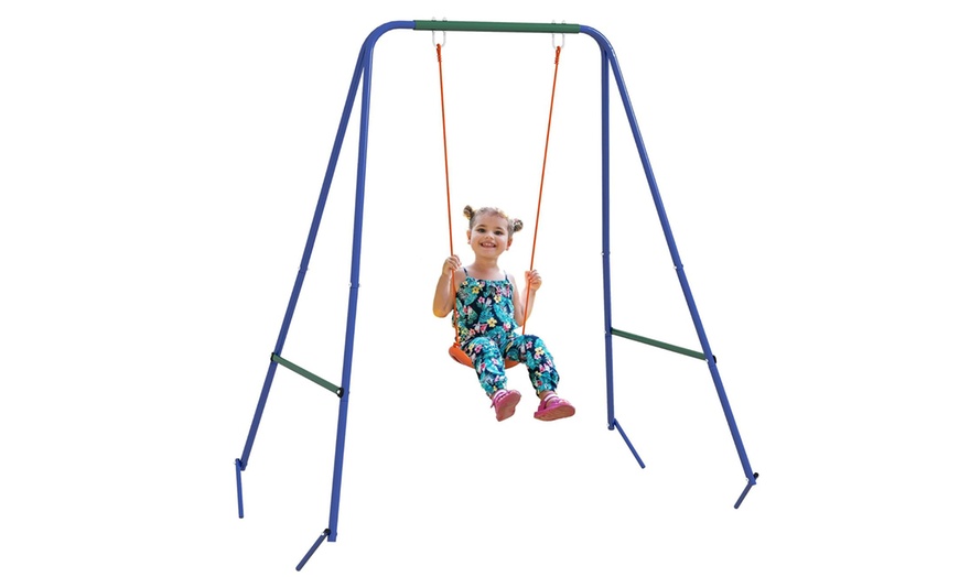 Image 2: Outsunny Garden Swing Set
