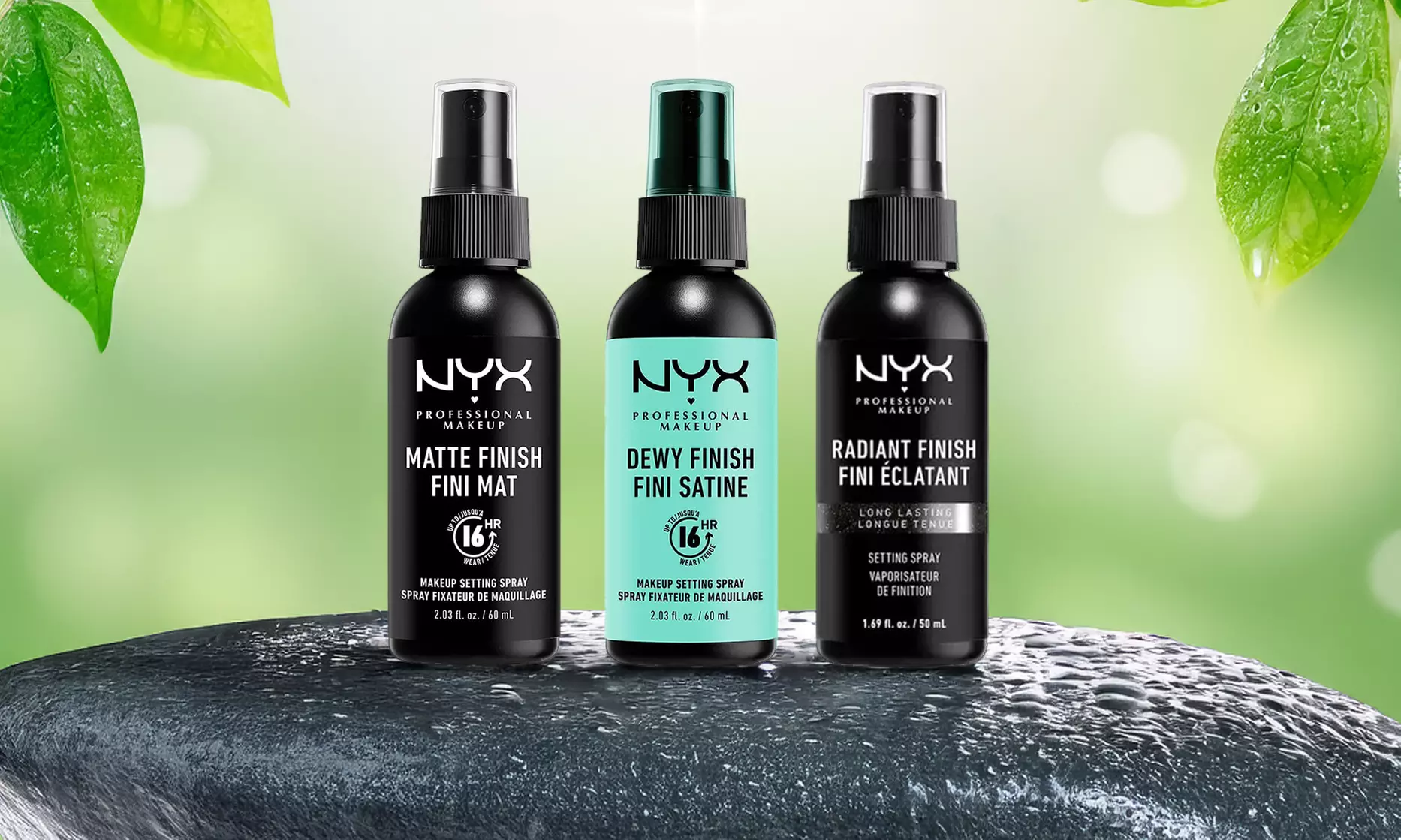 NYX Long Lasting Makeup Setting Spray Matte Dewy or Radiant Finish
