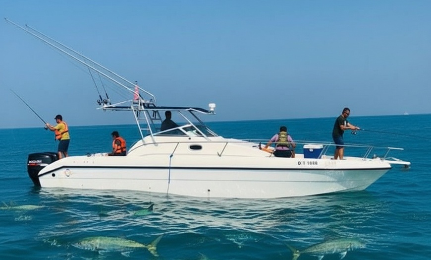 Image 2: 5-Hour Fishing Sharing Trip On 34ft Boat for a Child or Up to 2 Adults