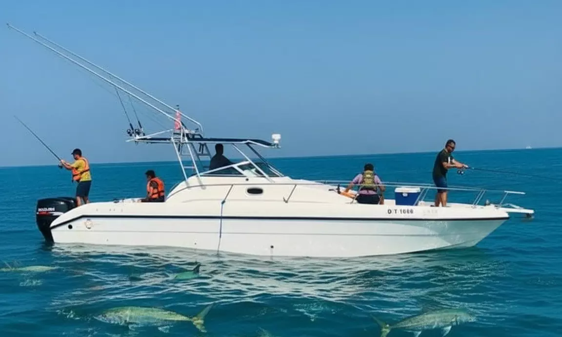 5-Hour Fishing Sharing Trip On 34ft Boat for a Child or Up to 2 Adults