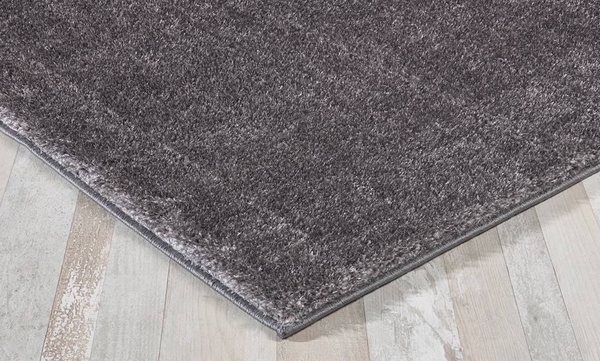 Image 38: Shimmer Soft Shiny Thick Shaggy Rug