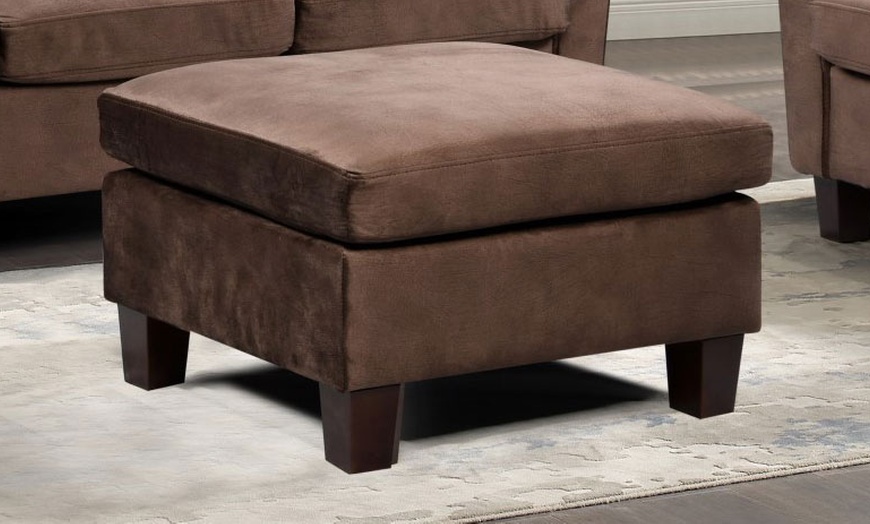 Image 12: Tivette Brushed Velvet Sofa Set 