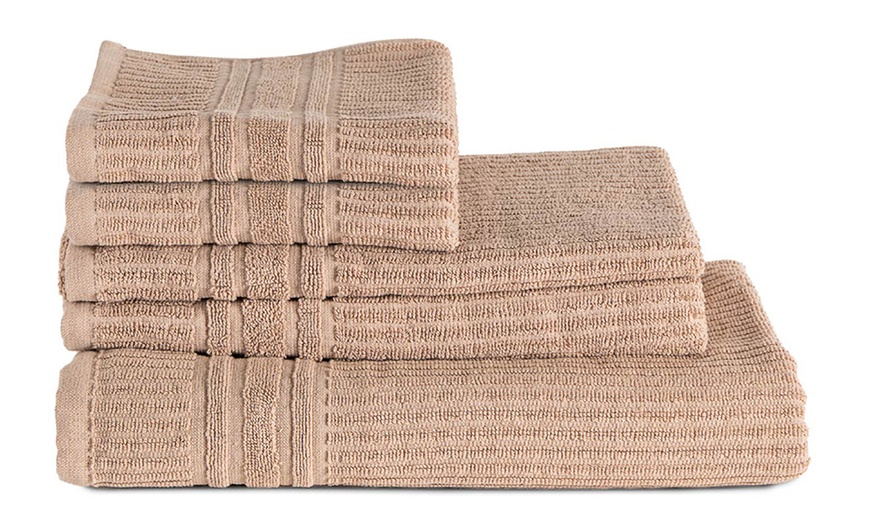 Image 30: 5er-Set Baumwoll-Handtücher