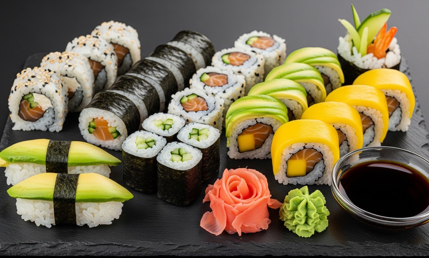 Image 2: Klassische oder vegane Sushi-Platte