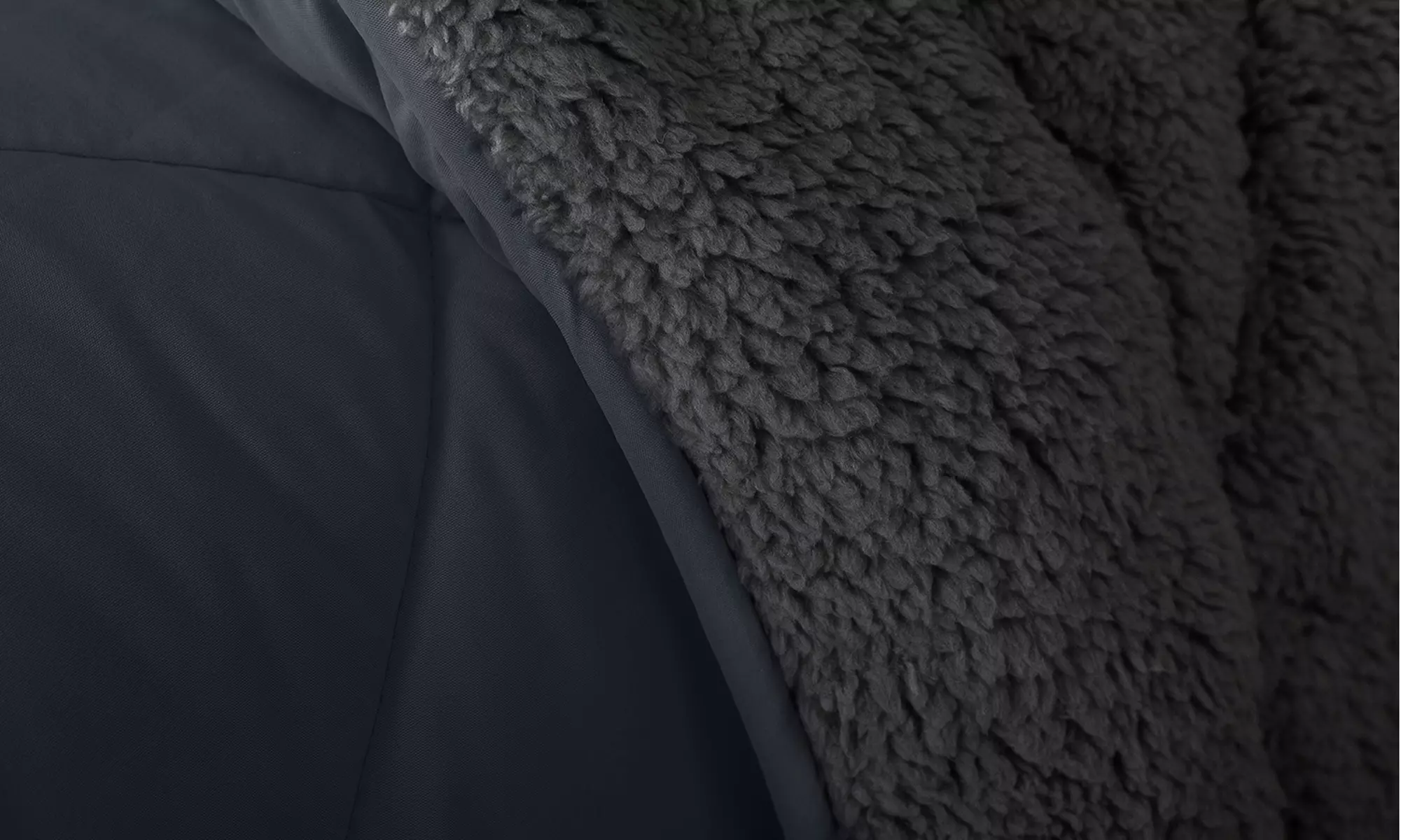 Sampur Sherpa 2-in-1 warme Bettdecke, wendbar Sommer-Winter