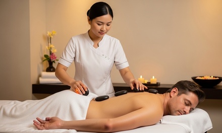 One 60-Minute Deep-Tissue or Swedish Massage with Free Hot Stones and Pure Massage Oil - AIMI TIME II 艾米时光 养生馆2 店