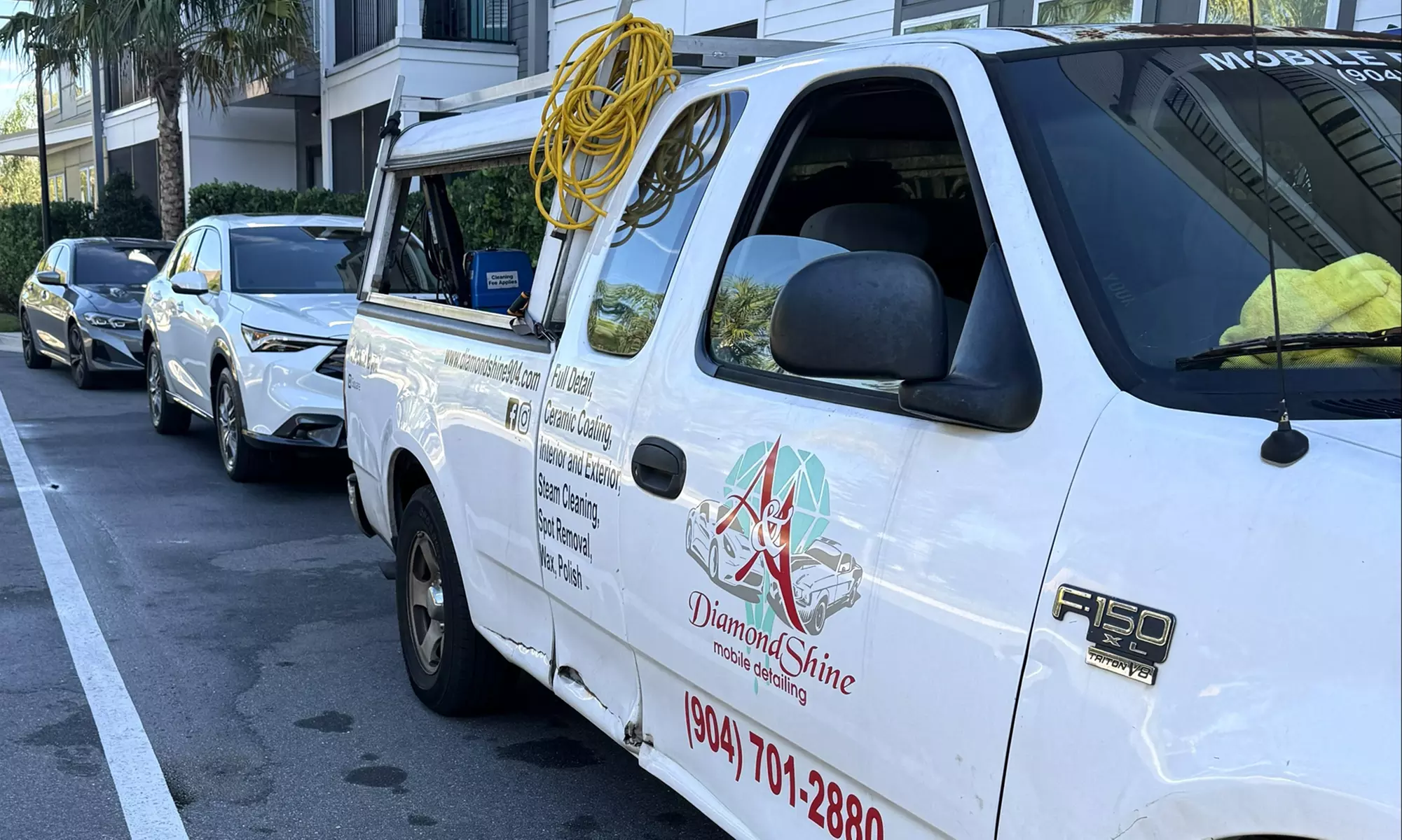 Mobile Diamond Shine Wash with Premium Spray Wax