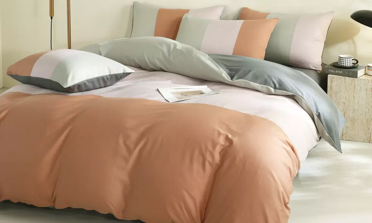 Reversible Pure Cotton Pillowcase Pair
