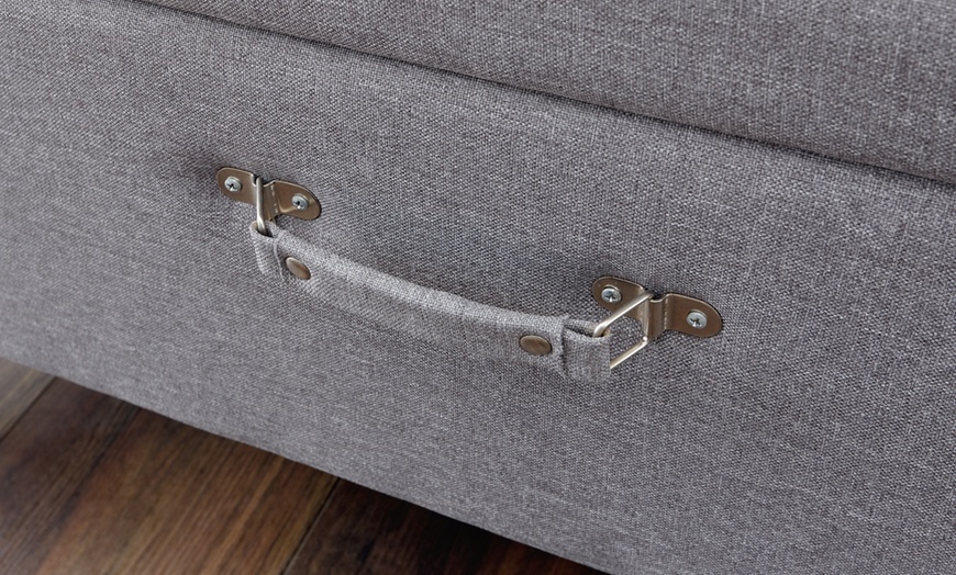 Image 13: Suitcase-Inspired Ottoman Storage