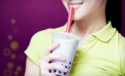 Five Large Boba Teas or Five Large Ice Creams at The Perfect Scoop (Up to 56% Off) - Primary Image