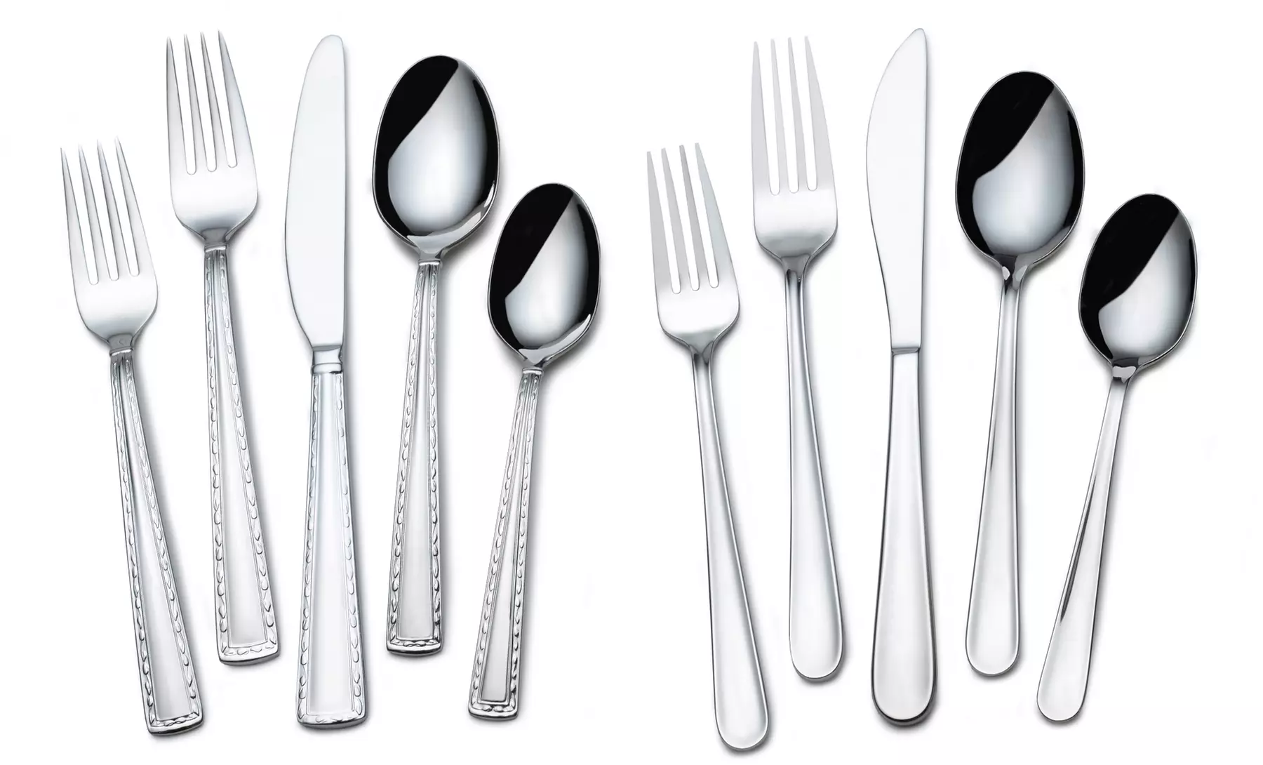 Sabatier 20-Piece Stainless Steel Flatware Sets - Primary Image
