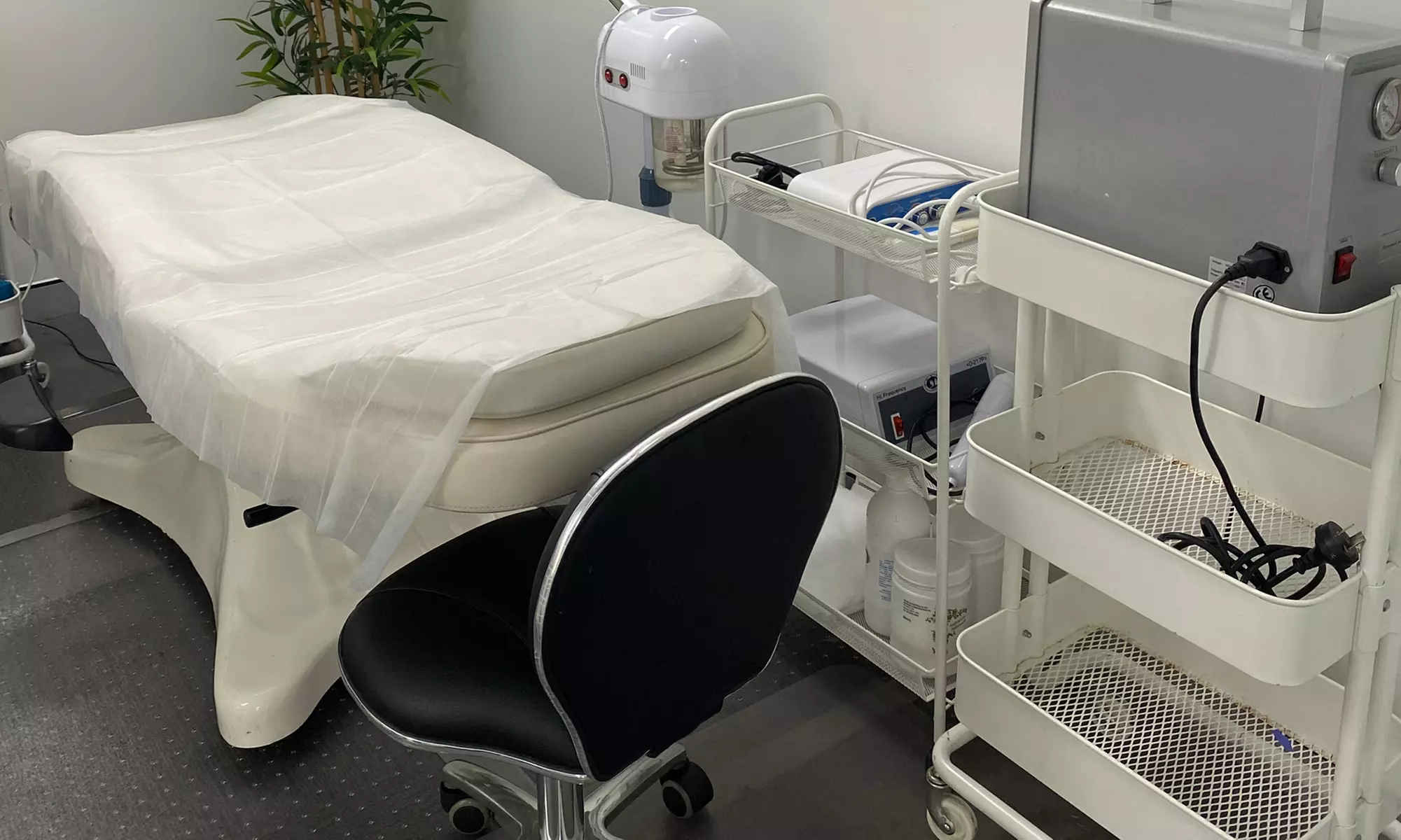 Extraction with Optional Microderm, Enzyme Peel, and/or High Frequency