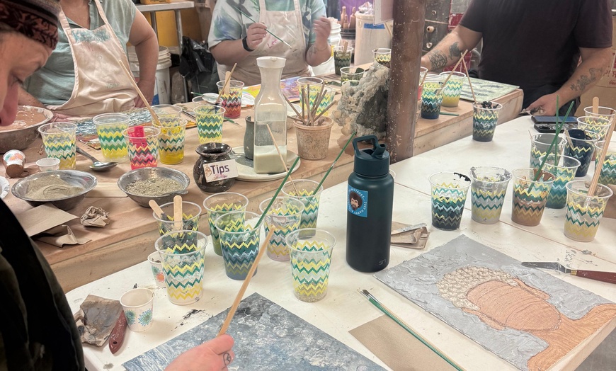 Image 6: Painting with Clay Class – Unique Textures & Colors
